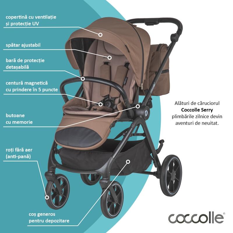 Coccolle Serry Light 2in1 Carucior Modular