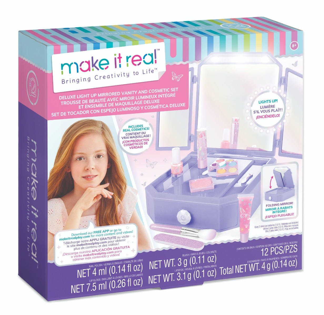 Set Cosmetice Make It Real cu Oglindă