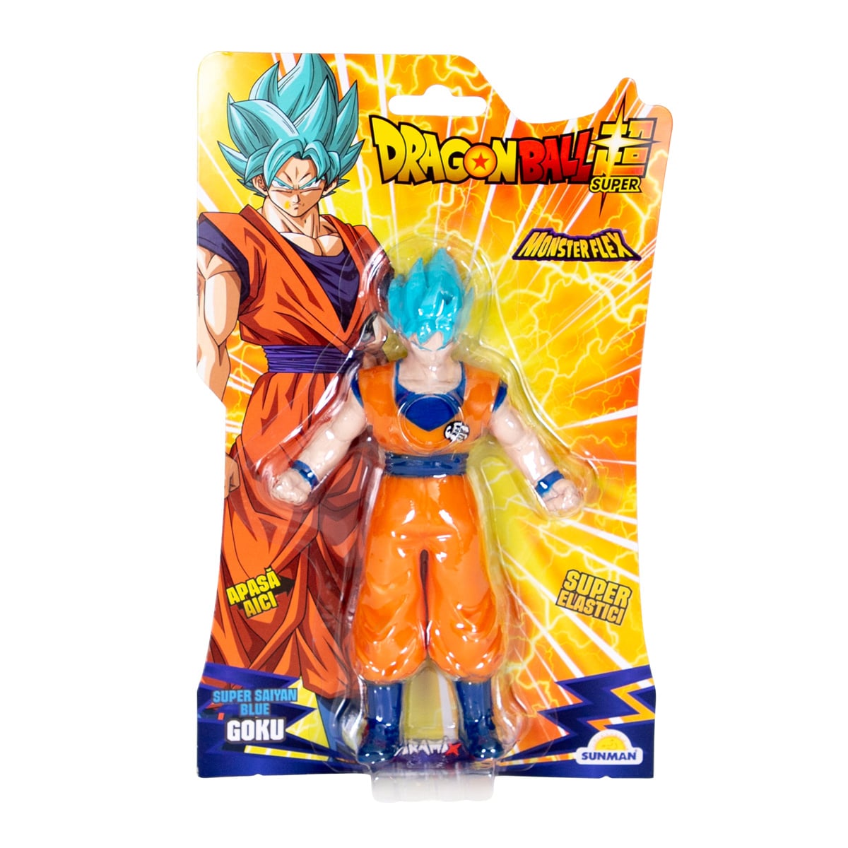 Figurina Monster Flex Goku Super Sayan Blue, Flexibil