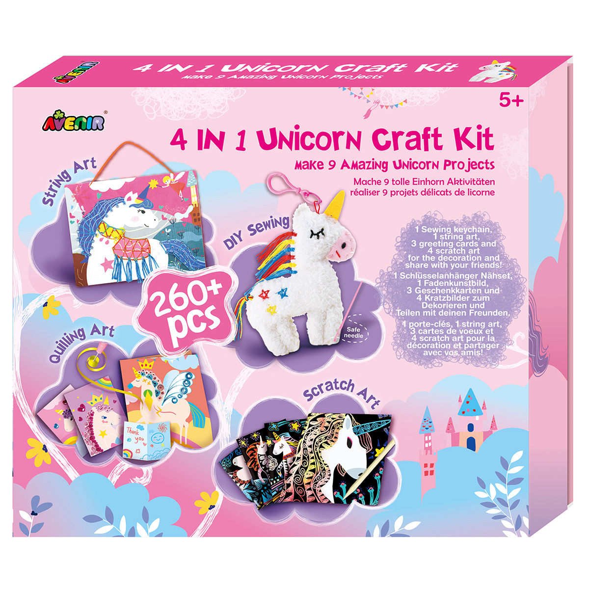 Set Creativ 4in1 Avenir Unicorni | Activități DIY
