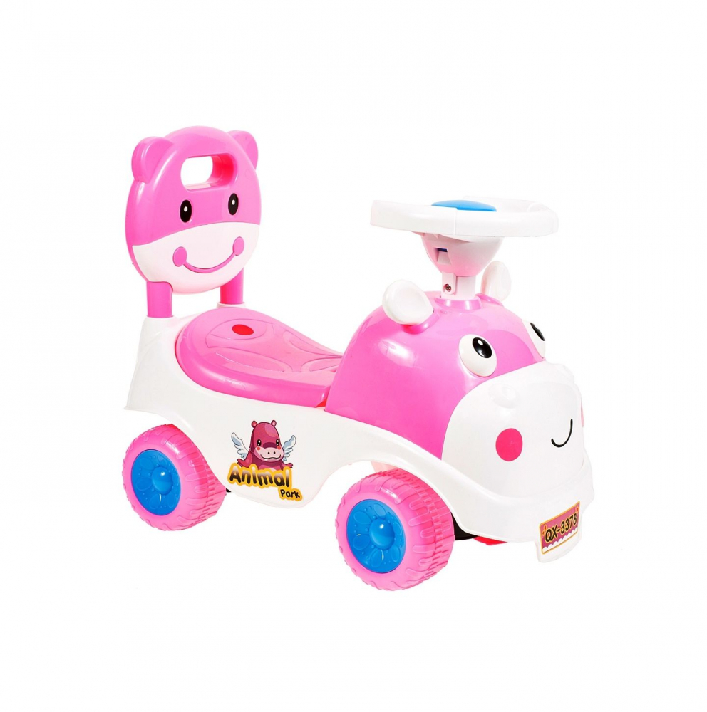 Ride-On MalPlay Hipcio Walker Pink, cu spatar - imagine 6