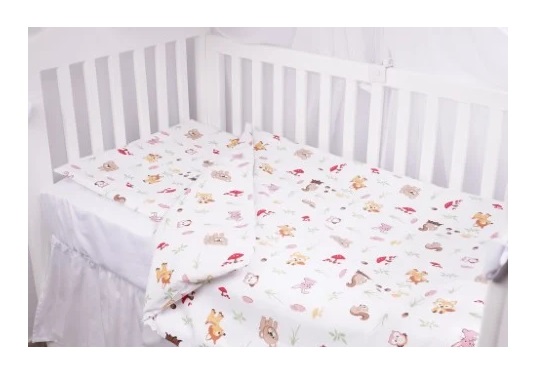 Lenjerie 6 piese patut 120x60 bumbac Confort Family - imagine 4