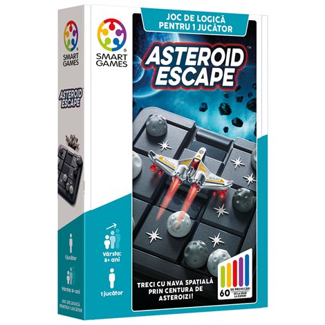 Smart Games Asteroid Escape - Joc Logică 8+ Ani