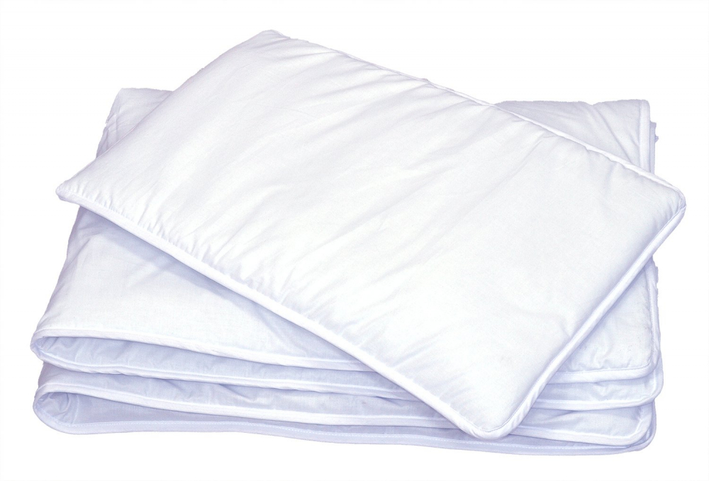 Amy BabySoft Set pilota pernă alb bumbac 100% - imagine 2