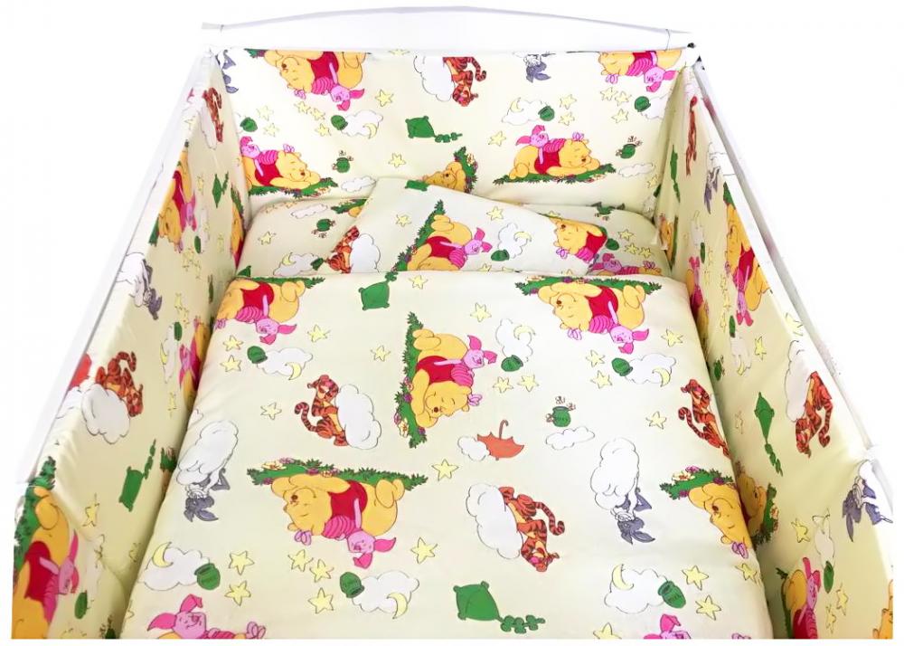 Lenjerie Patut 5 Piese Winnie Galben Croitoria Noastra - imagine 2