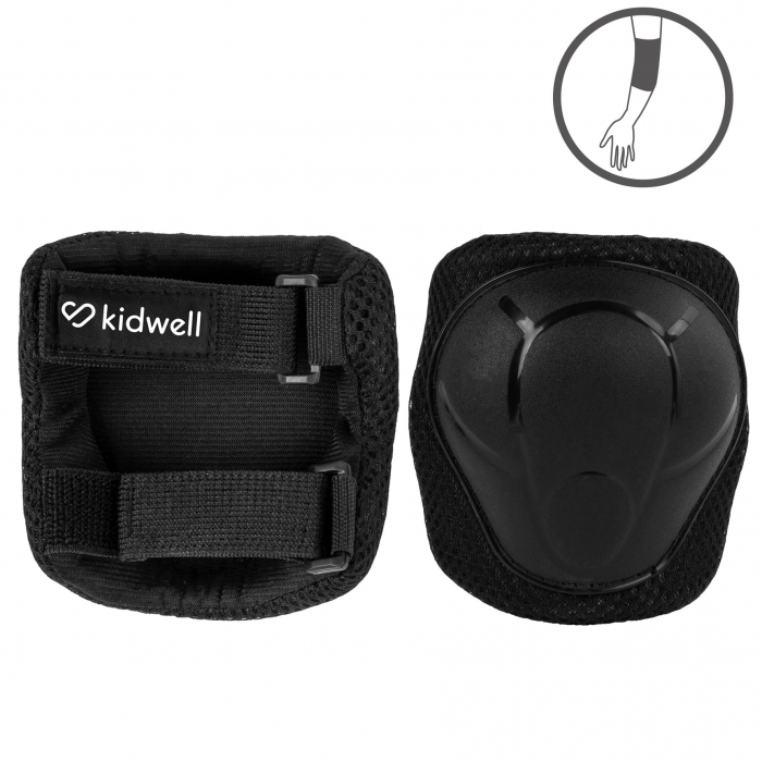 Kidwell Trix Black - Set protecție copii - imagine 7