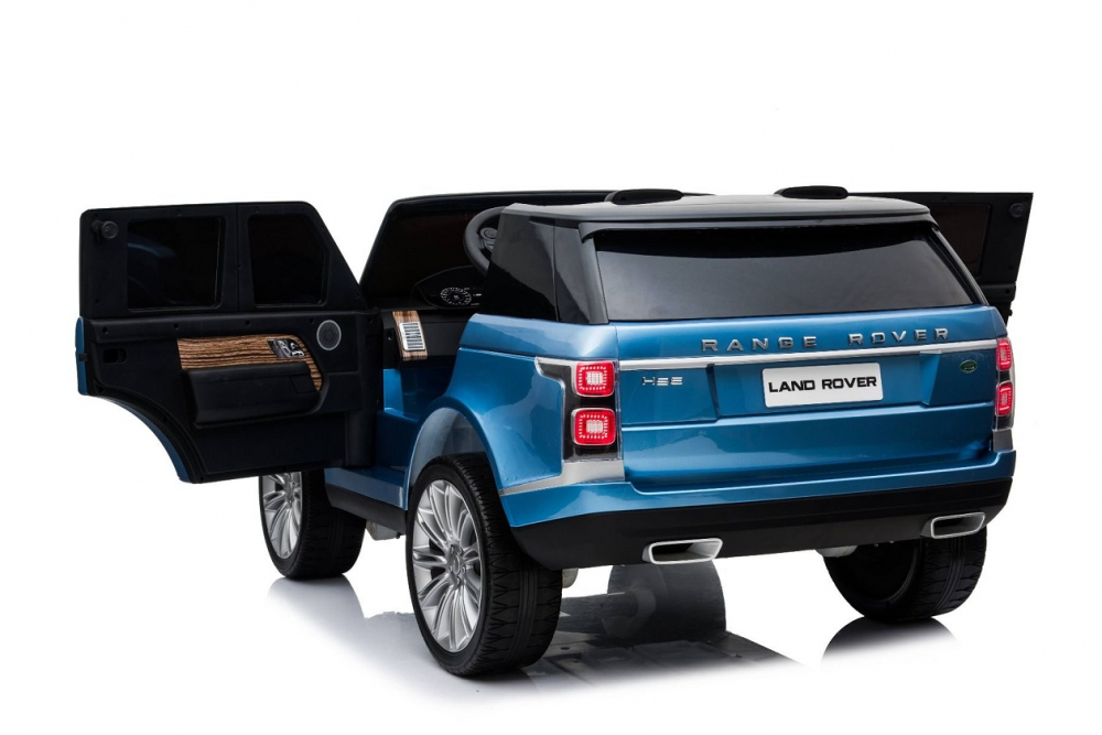 Mașinuță Electrică Land Rover 12V 2 Locuri Albastră - imagine 4