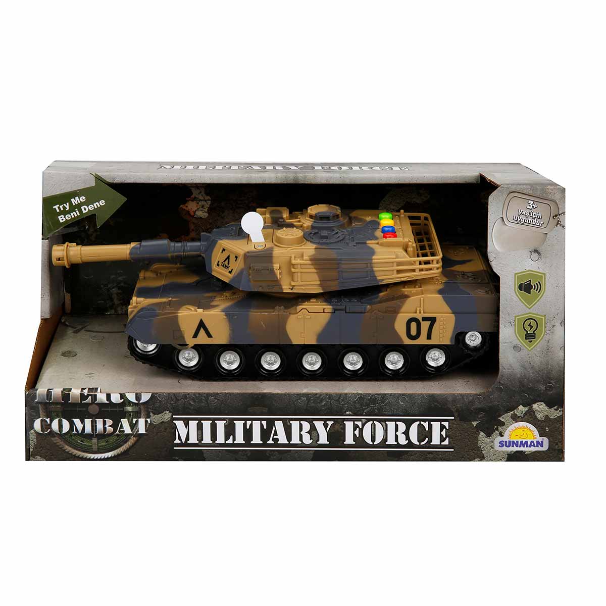 Tanc Militar Hero Combat cu Lumini și Sunete