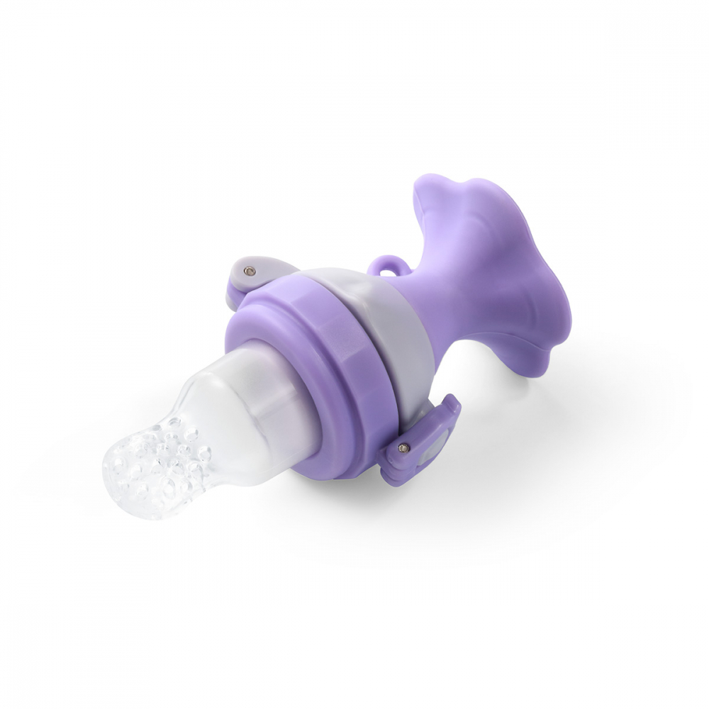 Dispozitiv hranire Babyono cu rasucire floare mov - imagine 2