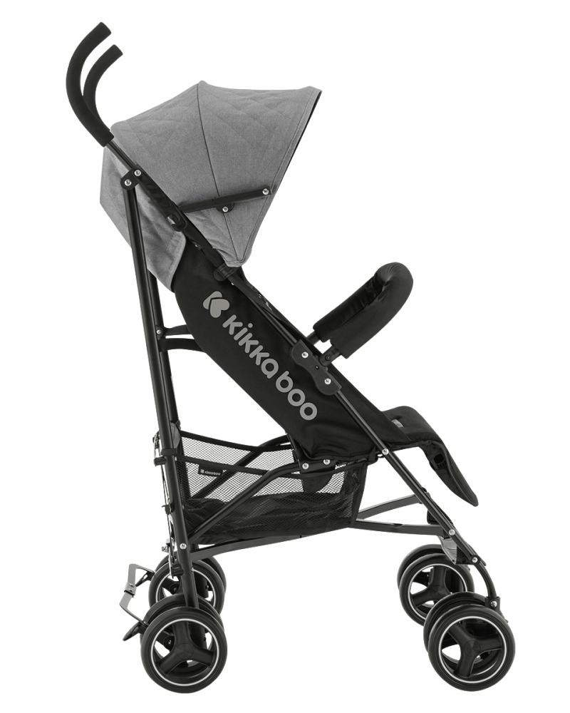 Carucior Sport KikkaBoo Beetle Grey, Pliere Umbrela - imagine 7