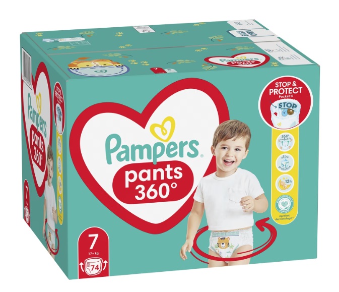Scutece Pampers Pants M7 17+kg, 74 buc