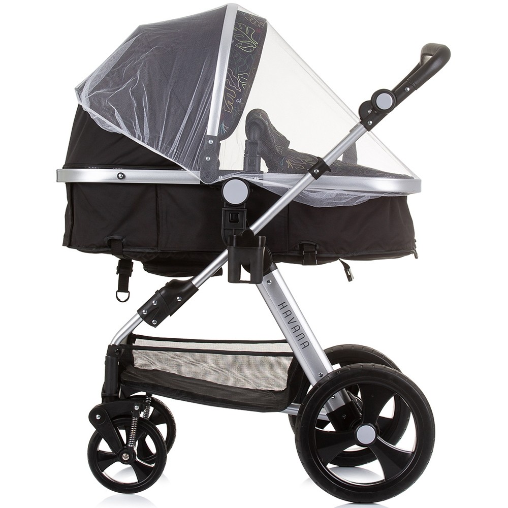 Carucior Chipolino Havana 2 in 1, Obsidian Leaves - imagine 10