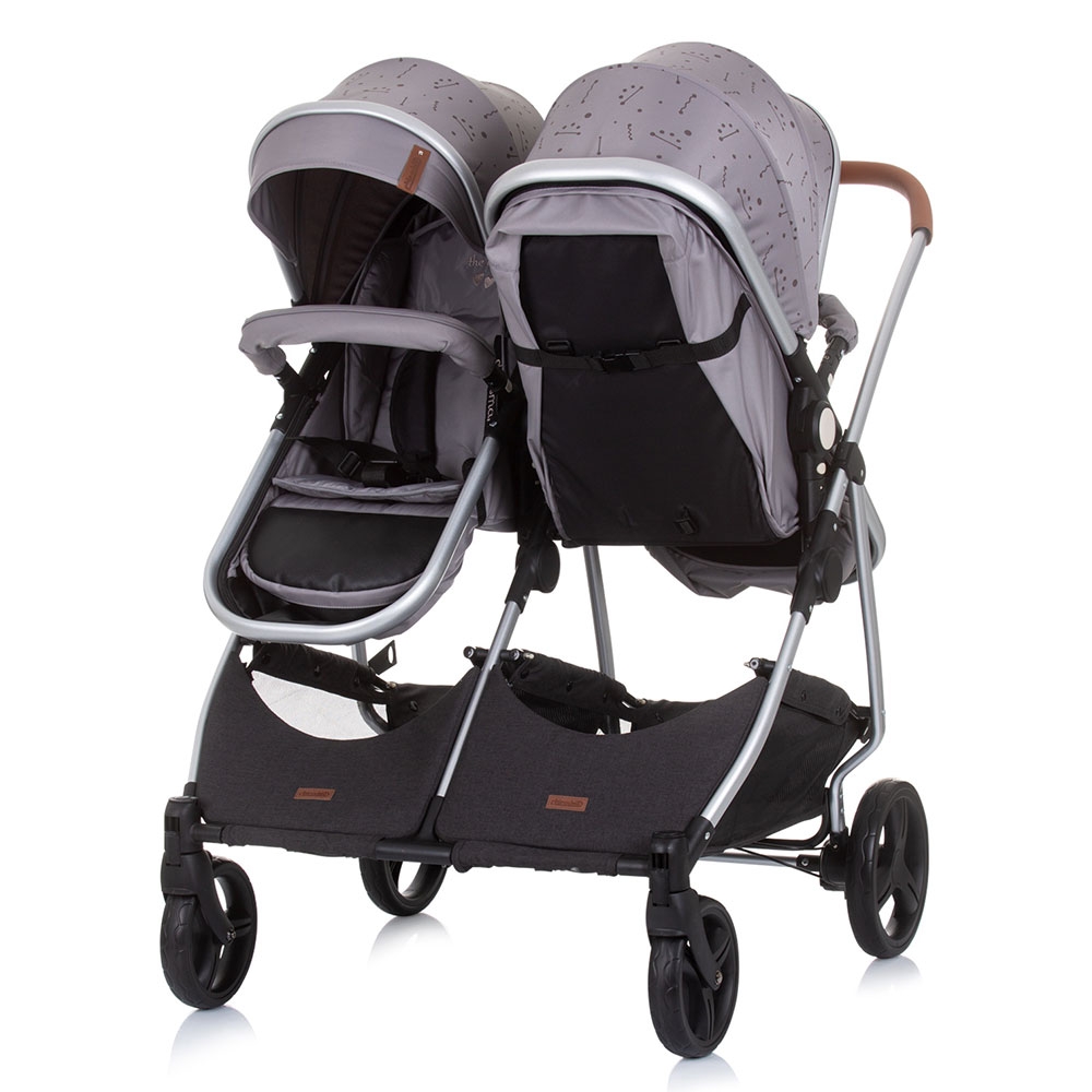 Carucior Gemeni Chipolino Duo Smart 2 in 1 Graphite - imagine 3
