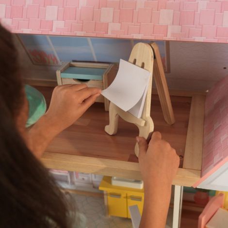 Casuta Papusi Lola Mansion Kidkraft 4 Etaje - imagine 8
