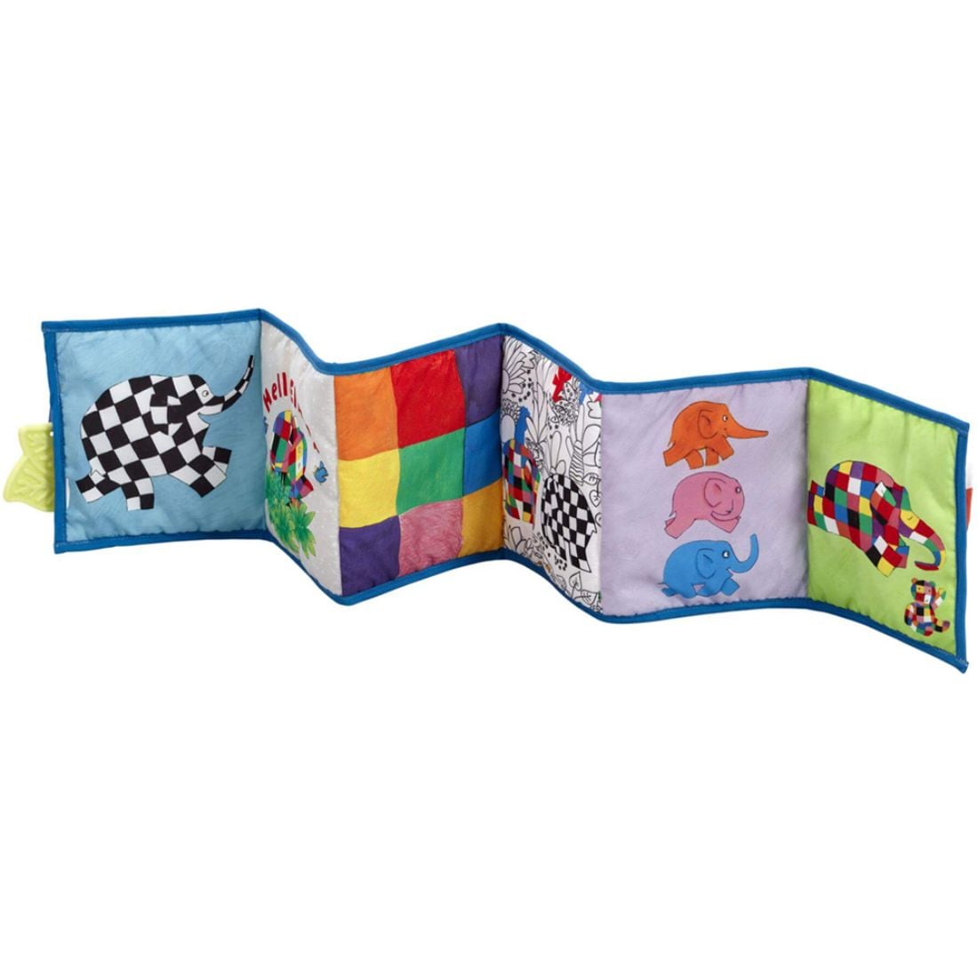 Jucarie Carte Elmer, Texturi si Sunete, Rainbow Designs