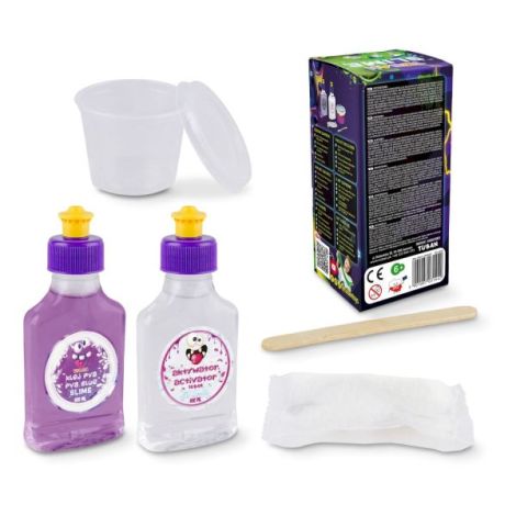 Set DIY Slime GLOW Tuban - Experiență Creativă - imagine 3
