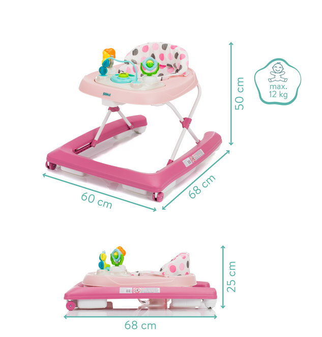 Premergator Fillikid Pink - Primii Pași în Siguranță - imagine 2