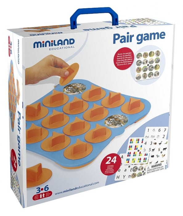 Miniland Joc Memorie 12 Activitati - 3-6 Ani