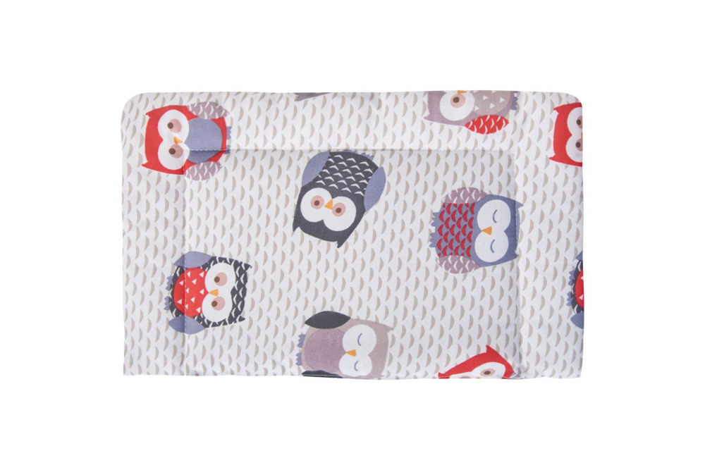 Lenjerie Patut Bufnite SomnArt, 3 Piese, Bumbac - imagine 2