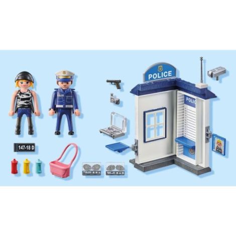 Playmobil Camera de Interogatoriu | Detectivi - imagine 6