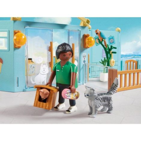 Playmobil Hotel Animale - Jucărie Creativă Copii - imagine 6