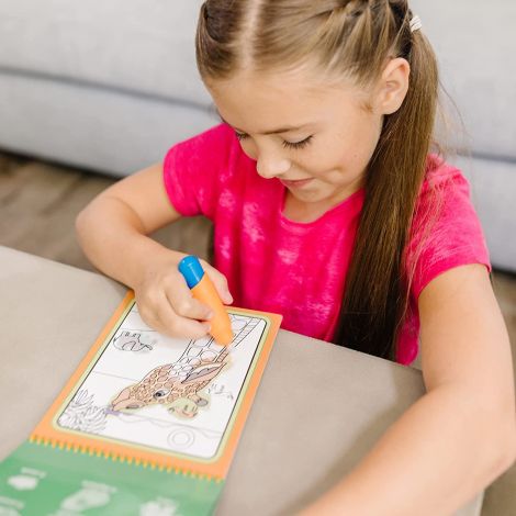 Melissa & Doug Carnet Colorat Apa Safari - imagine 9