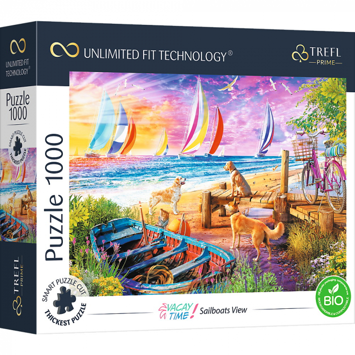 Puzzle Trefl UFT 1000 Barci - Tehnologie UFT