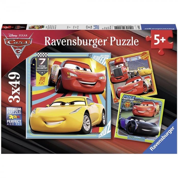 Puzzle Ravensburger Cars Vehicule Colorate