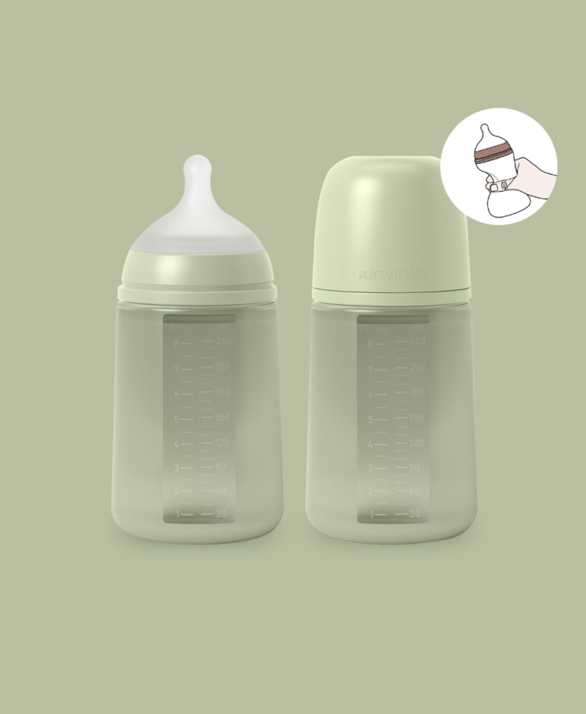 Biberon Suavinex Silicon 240ml Colour Essence - imagine 3