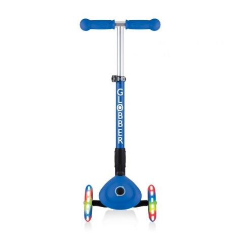 Trotineta Globber Primo Lights Pliabila Albastru - imagine 2