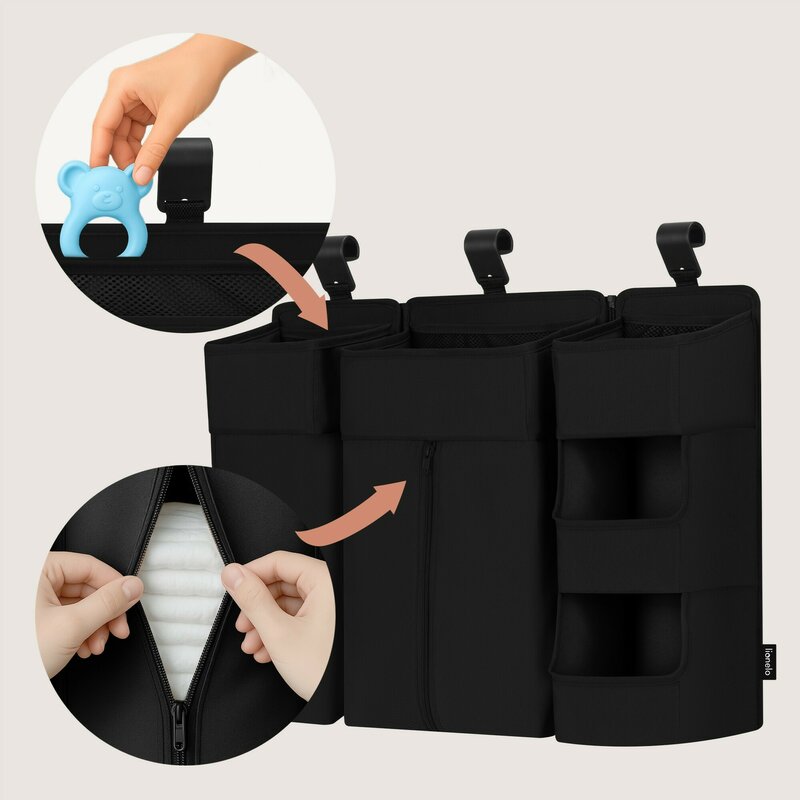 Organizator Lionelo Sidepocket L, 3 Compartimente - imagine 3