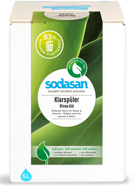 Solutie Clatire Ecologica Sodasan 5L | Stralucire