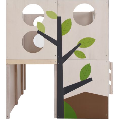 Complex Joacă Flora Moje Bambino - Lemn Interior - imagine 45