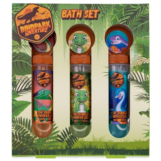 Set Gel Dus Copii DinoPark Adventure Accentra 90ml - imagine 2