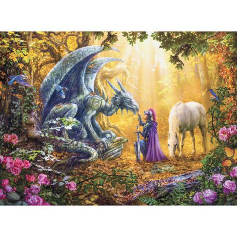 Puzzle Dragon 500 Piese Ravensburger - imagine 2