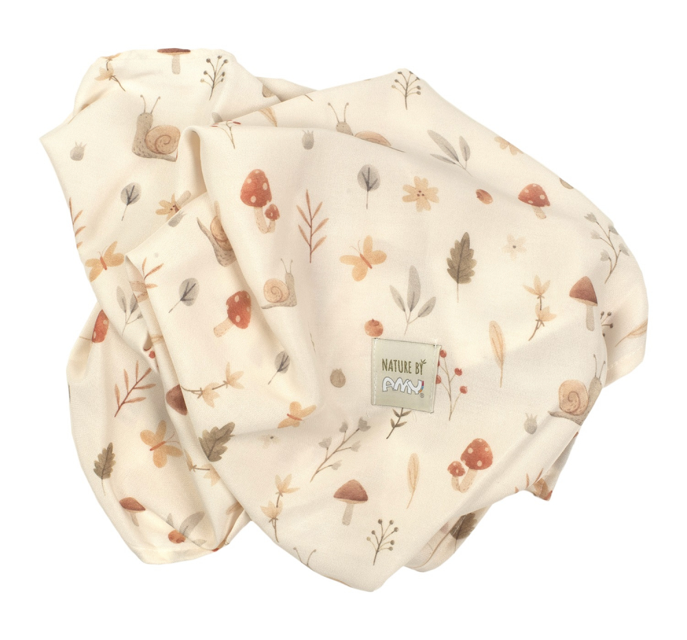 Paturica Bebe Amy Bamboo 75x75cm - imagine 3