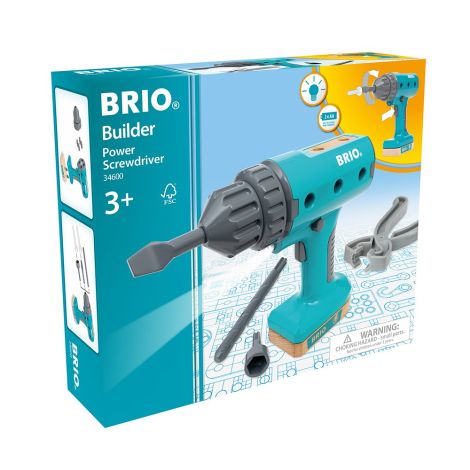 Bormasina Electronica BRIO | Jucarie Constructie 3+