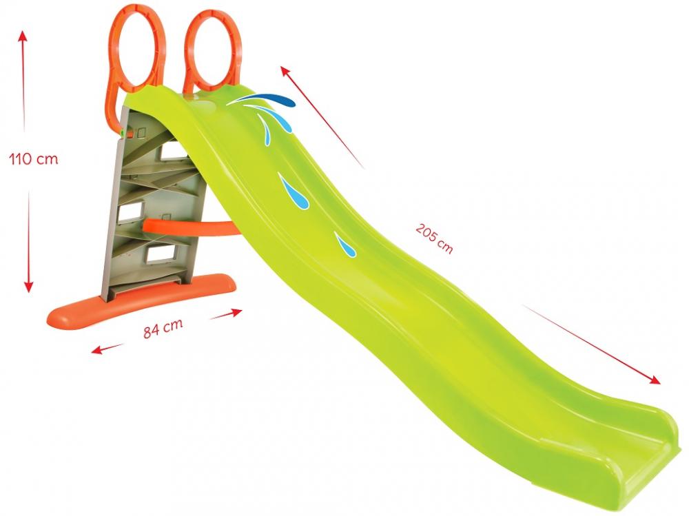 Tobogan Mochtoys Verde cu Alpinism si Furtun Apa - imagine 2