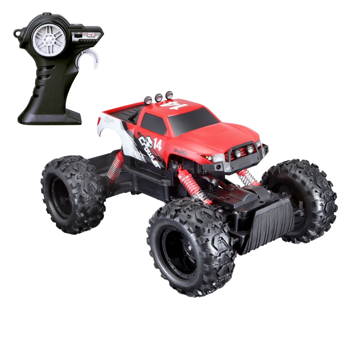 Masinita RC Maisto Rock Crawler Crawler, Off-Road, Rosu