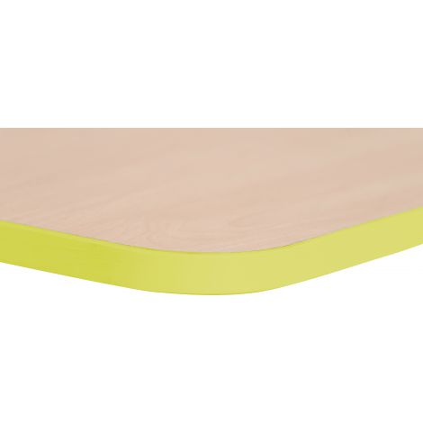 Blat Masă Artar Quadro 120x65 cm, Cant Verde Moje Bambino - imagine 3
