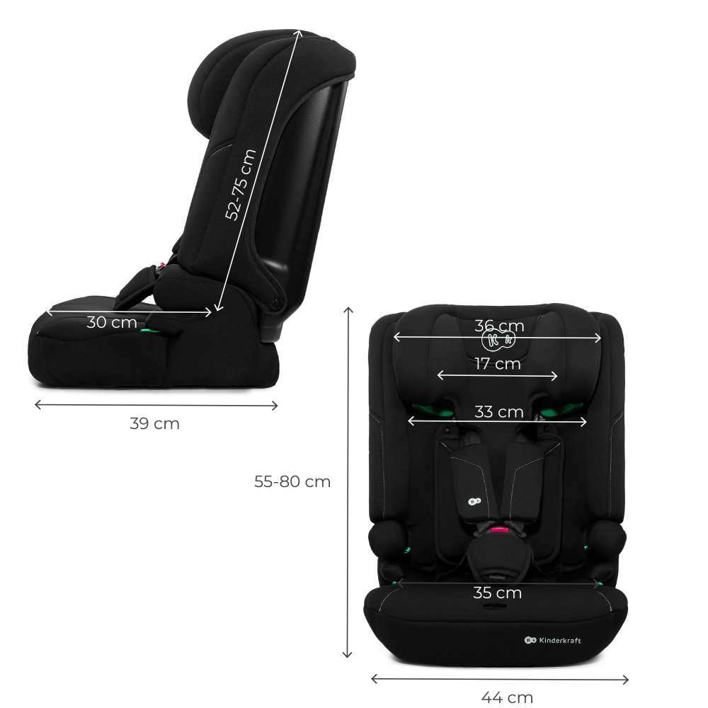Scaun auto Kinderkraft Comfy Black I-Size - imagine 2