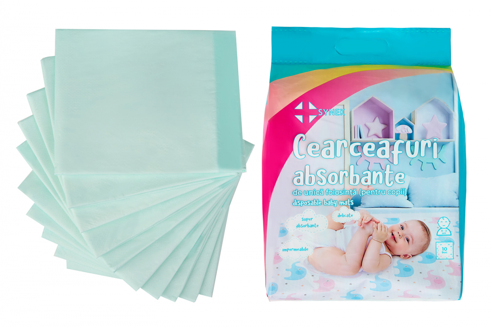 Set 10 Aleze Impermeabile Synek 60x60 cm - imagine 2