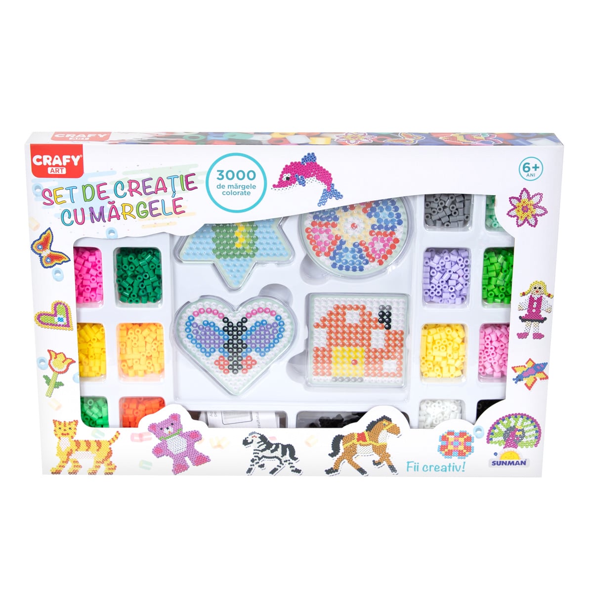Set Margele Crafy 3000 buc | Joc Creativ