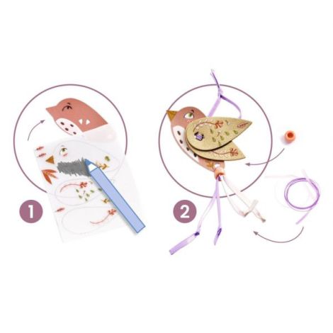 Kit DIY Bijuterii Miss Rosefinch Djeco - 84,9 Lei - imagine 3