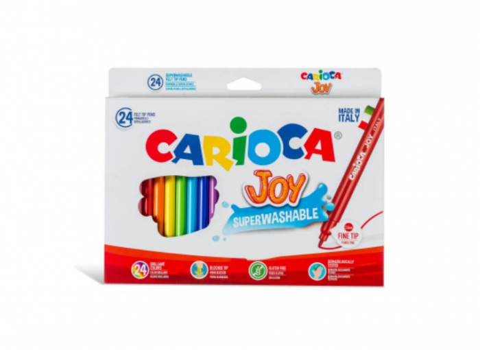 Set 24 Carioci Lavabile Carioca, Varf Subtire