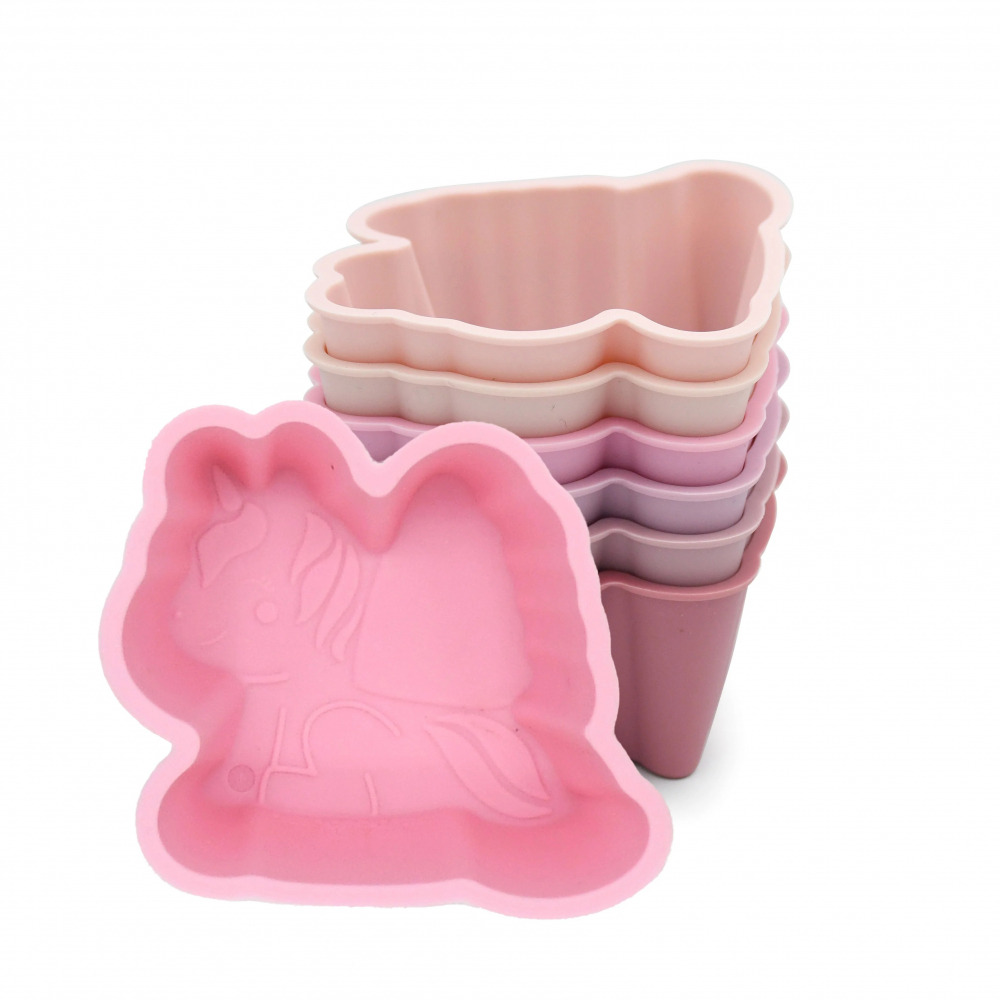 Set 6 Forme Silicon Melii Unicorn - Jucăușe - imagine 2