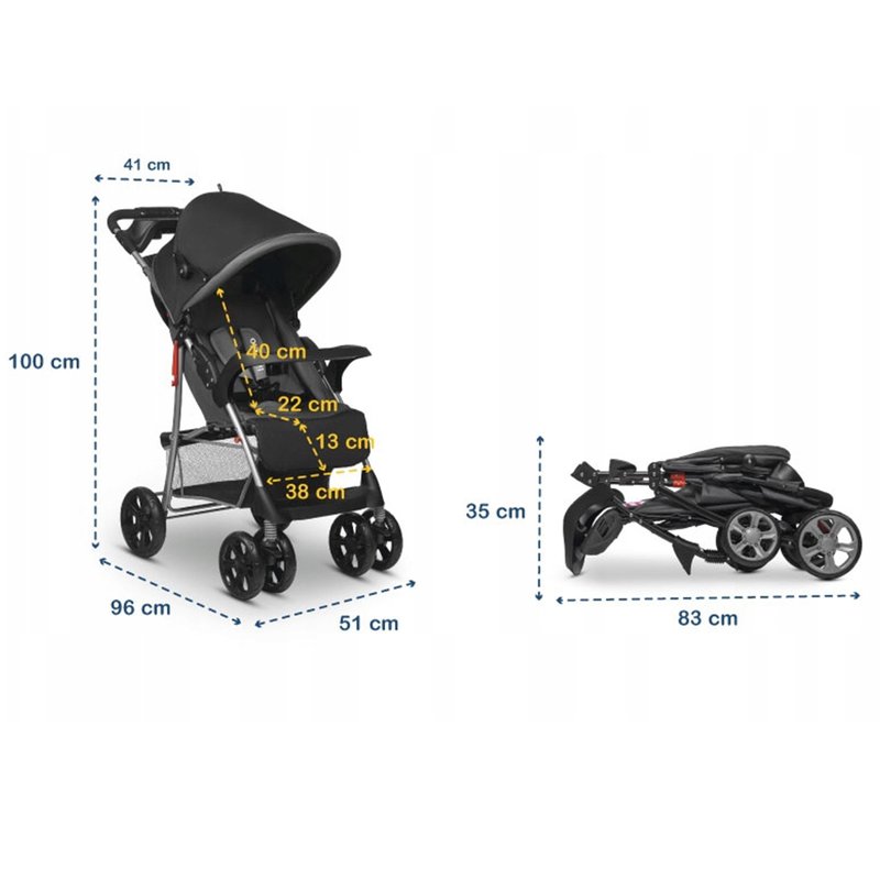 Carucior Sport Lionelo Emma Plus, Confort si Siguranta - imagine 12