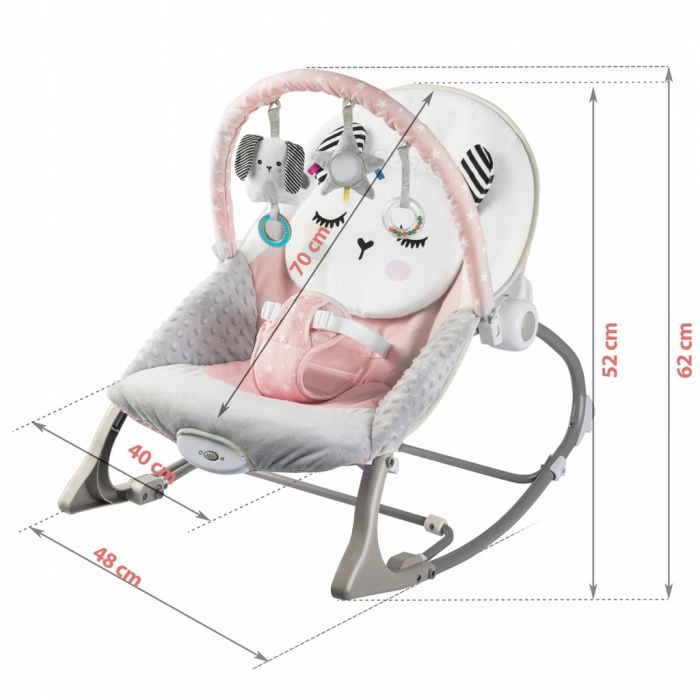 Balansoar Panda Ricokids cu Vibrații - imagine 6