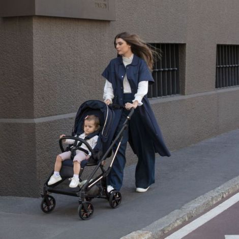 Carucior 3 in 1 Peg Perego Vivace Blue Shine - imagine 19