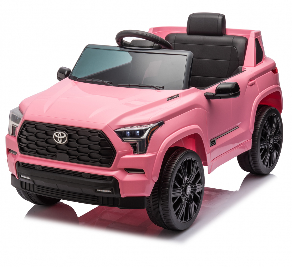 Toyota Sequoia Pink 50W - Masinuta Electrica Copii - imagine 3